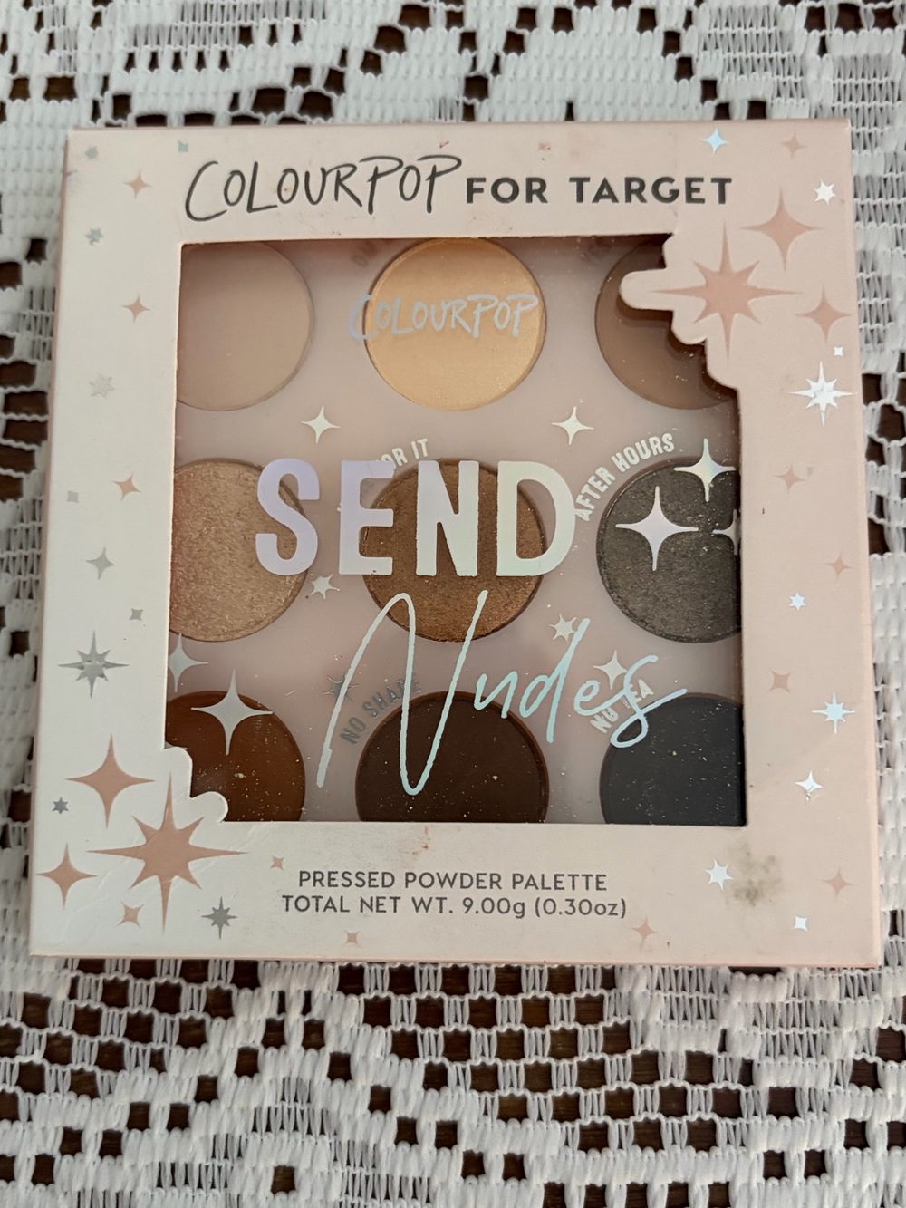 ColourPop Send Nudes Pressed Powder Eyeshadow Palette - Neutral Browns & Golds